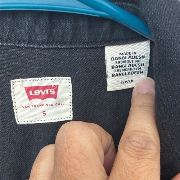 Levi's Dark Denim Jacket Dress - Picture 6 of 7